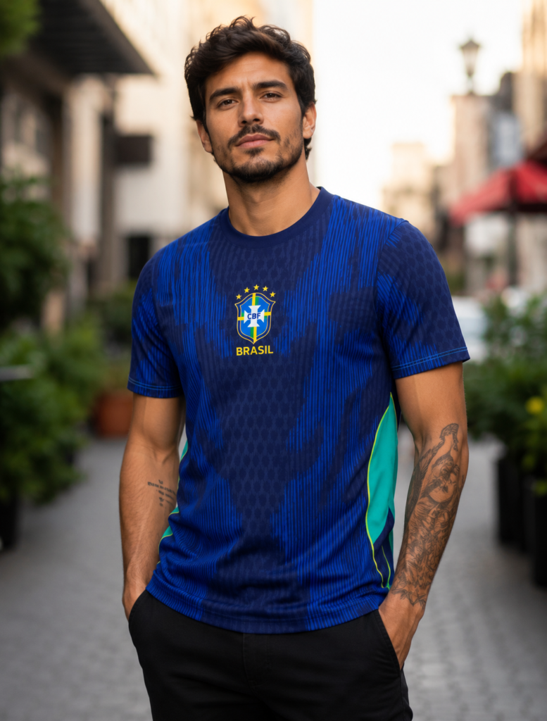 Camisa Masculina do Brasil | Sports PJR